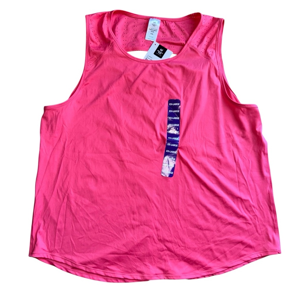 Member's Mark Ladies Everyday Curved Hem Perforated Active Tank Size XX-Large
